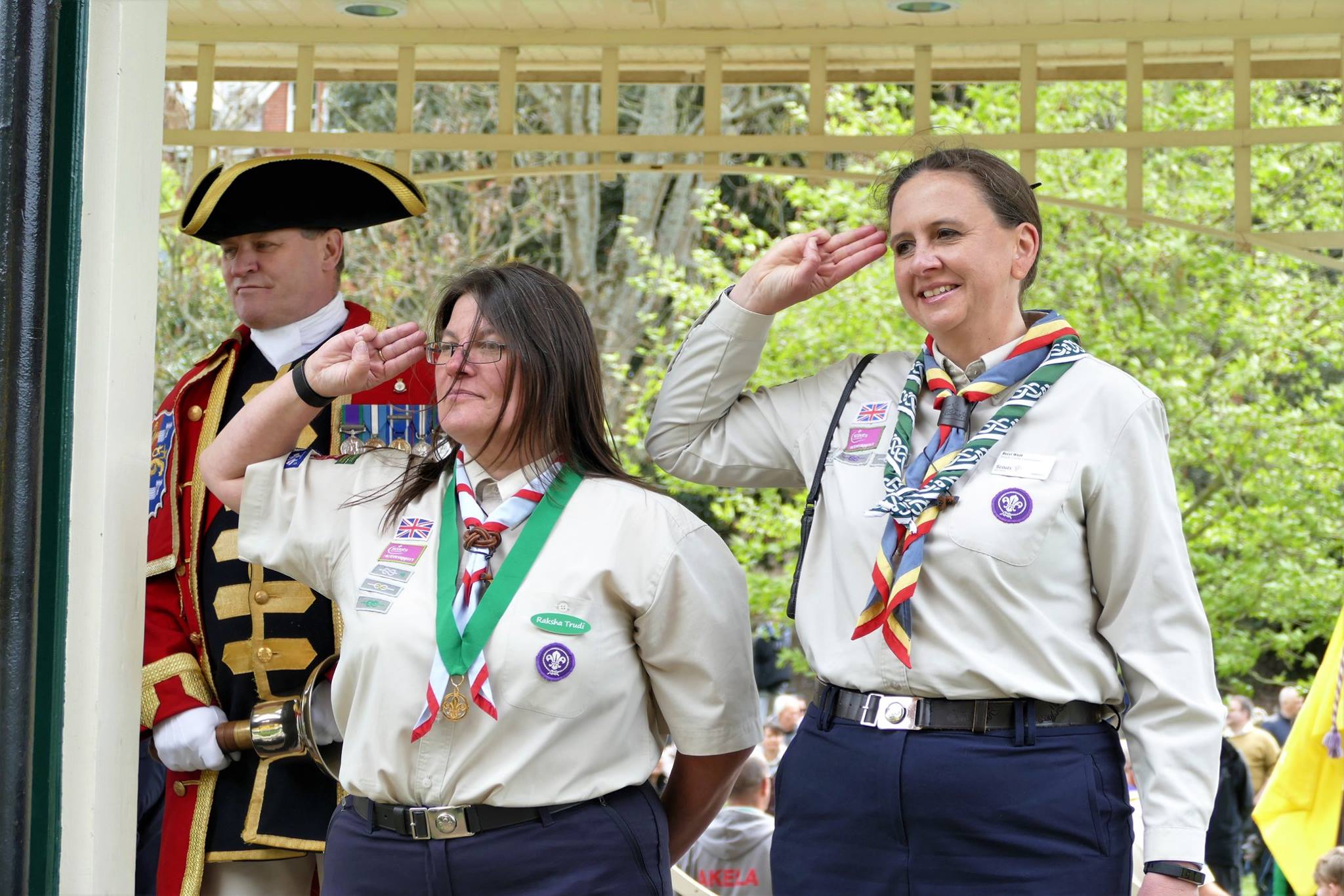 St Georges Day 2019 - Scouts Salute